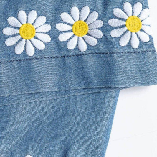 Chambray Fashion Bottoms for Girls – BotaniBelle Pants Full of Charm - Sharella Bella Children's Boutique