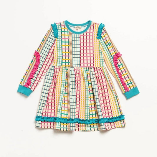 Chic Colorblock Cutie Dress for Little Trendsetters - Sharella Bella Children's Boutique