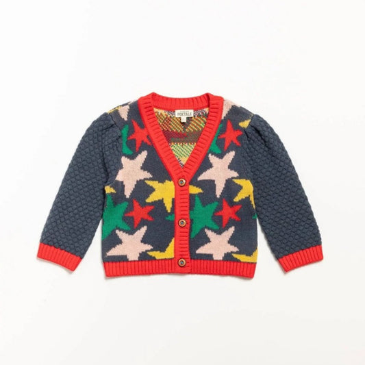 Cozy Cosmos Cardigan - Sharella Bella Children's Boutique