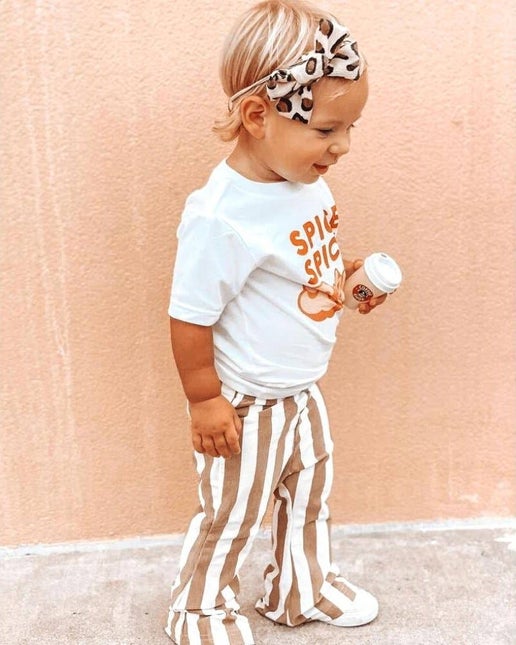 Sunset Stripe Bell Pants