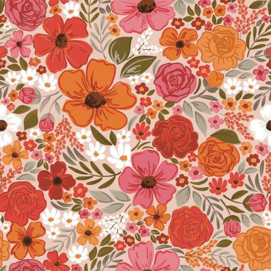 Rosewood Blooms Floral Pants Set – 2 Piece by Pete + Lucy - Sharella Bella Children's Boutique