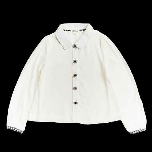 Belle Chic Button-Up Blouse - Sharella Bella Children's Boutique