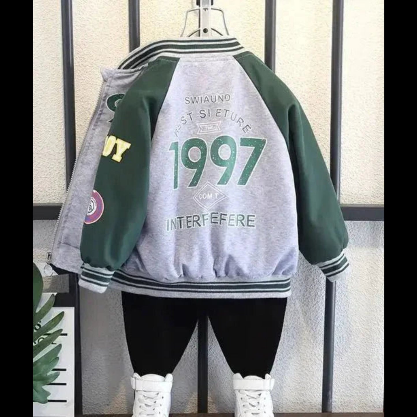 Boys Varsity Jacket – Old School Elite Classic Style - Sharella Bella Children's Boutique