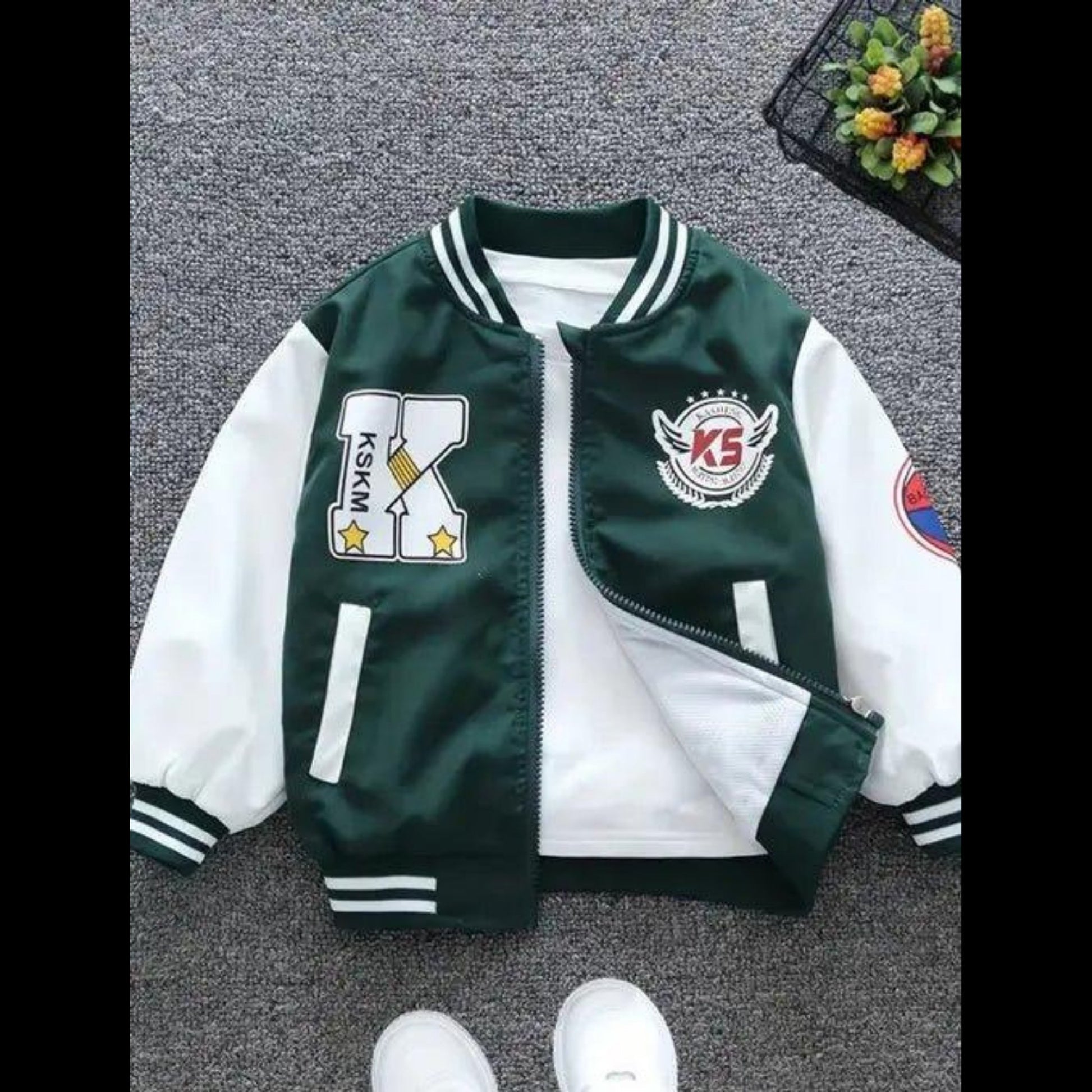 Boys Varsity Jacket – Old School Elite Classic Style - Sharella Bella Children's Boutique