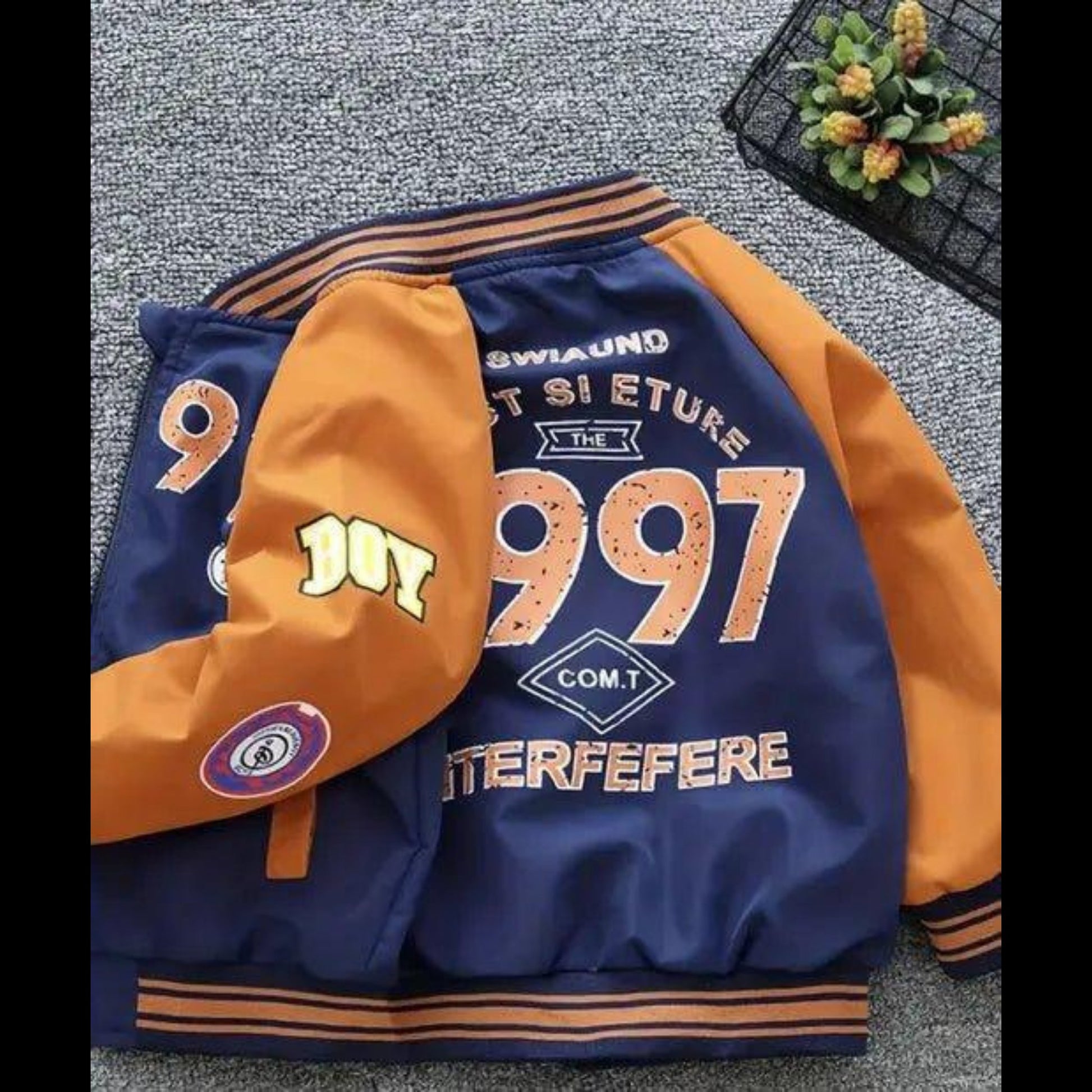 Boys Varsity Jacket – Old School Elite Classic Style - Sharella Bella Children's Boutique