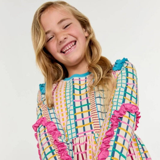 Chic Colorblock Cutie Dress for Little Trendsetters - Sharella Bella Children's Boutique