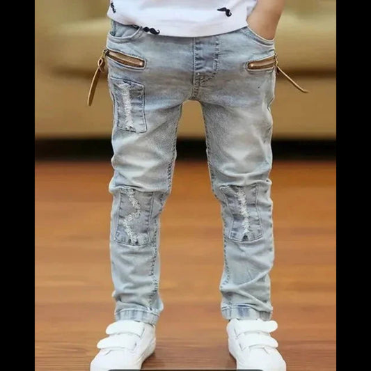 Classroom Cool Denim Jeans for Boys – Built for Style & Play - Sharella Bella Children's Boutique