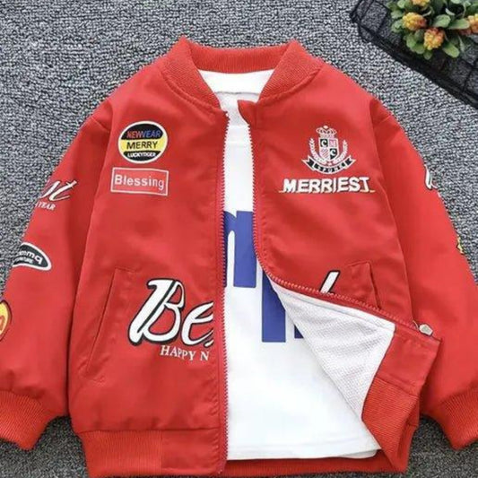 Color Block Baseball Jacket – Gamechanger Style for Kids - Sharella Bella Children's Boutique