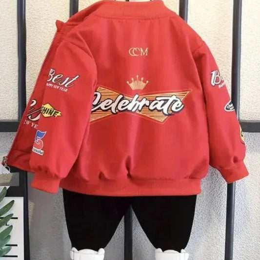 Color Block Baseball Jacket – Gamechanger Style for Kids - Sharella Bella Children's Boutique