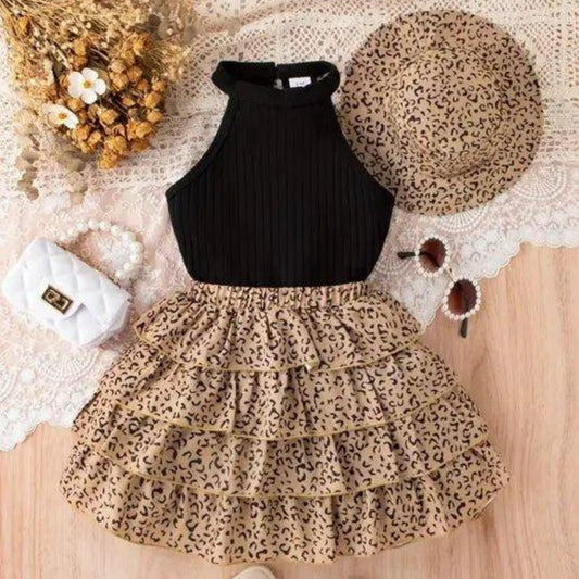 Leopard Print Outfit for Girls – Fierce & Flouncy Style - Sharella Bella Children's Boutique