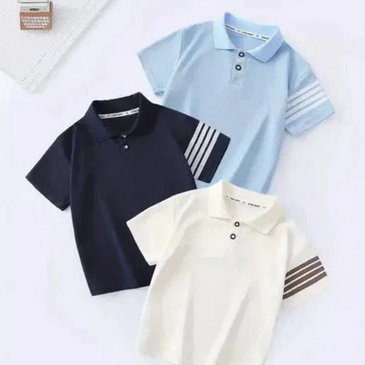 Prep School Classic Boys Striped Shirt – Soft & Stylish Fit - Sharella Bella Children's Boutique