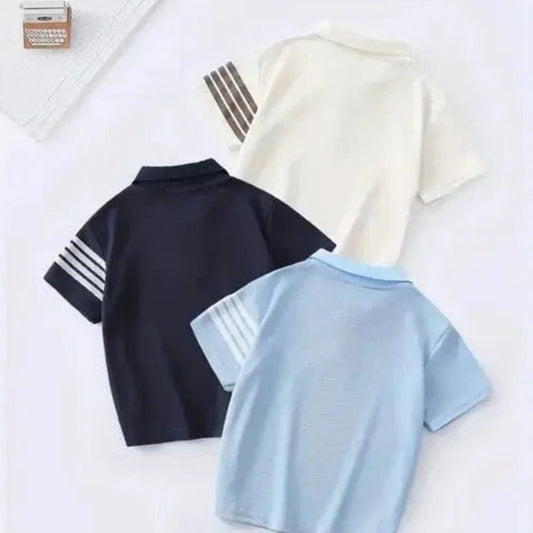 Prep School Classic Boys Striped Shirt – Soft & Stylish Fit - Sharella Bella Children's Boutique