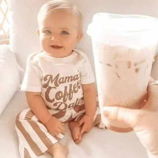 Sunset Stripe Bell Pants for Girls – Bold, Soft & Stylish - Sharella Bella Children's Boutique