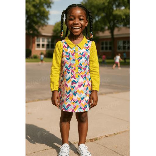 Picasso Princess Dress – Twirl - Ready Style for Little Artists - Sharella Bella Children's Boutique